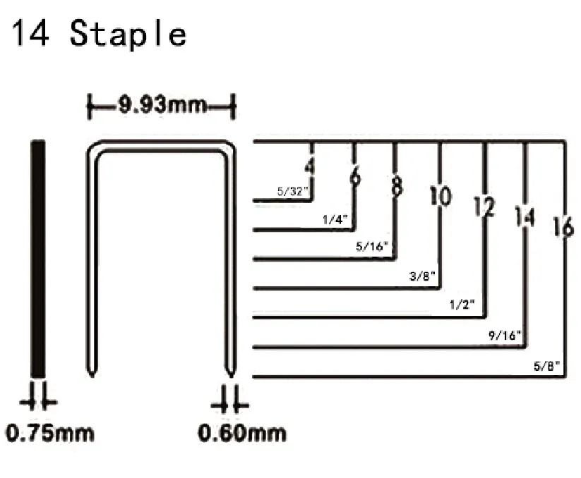 22 gauge staple 22 gauge staple